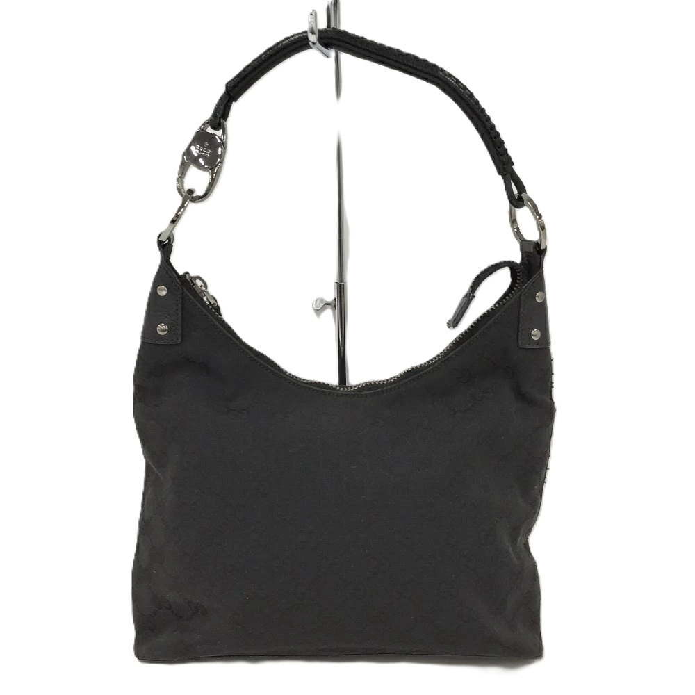 Gucci Shoulder Bag GG Canvas Black